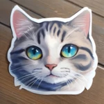 sticker de gatos android application logo